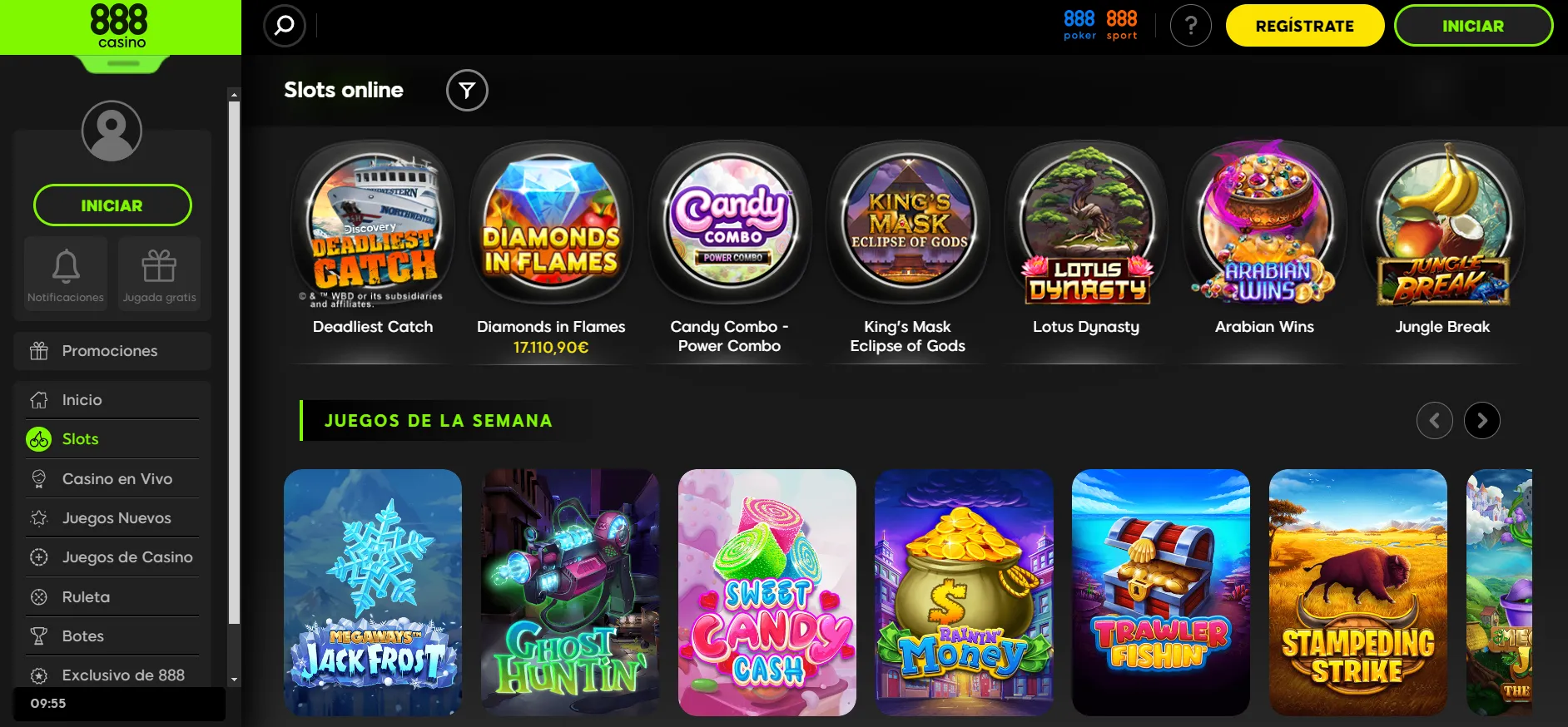 España casinos online slots